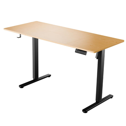 LUTIVO Foxtrot Elektrischer Schreibtisch 120x60 cm, leise, Kabelversteck