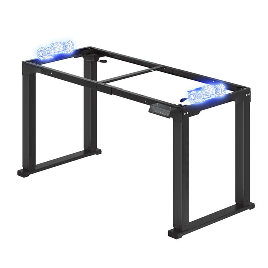 FLEXISPOT 4-Bein Tischgestell Elektrisch, Dual Motor, 71,5–118,5 cm