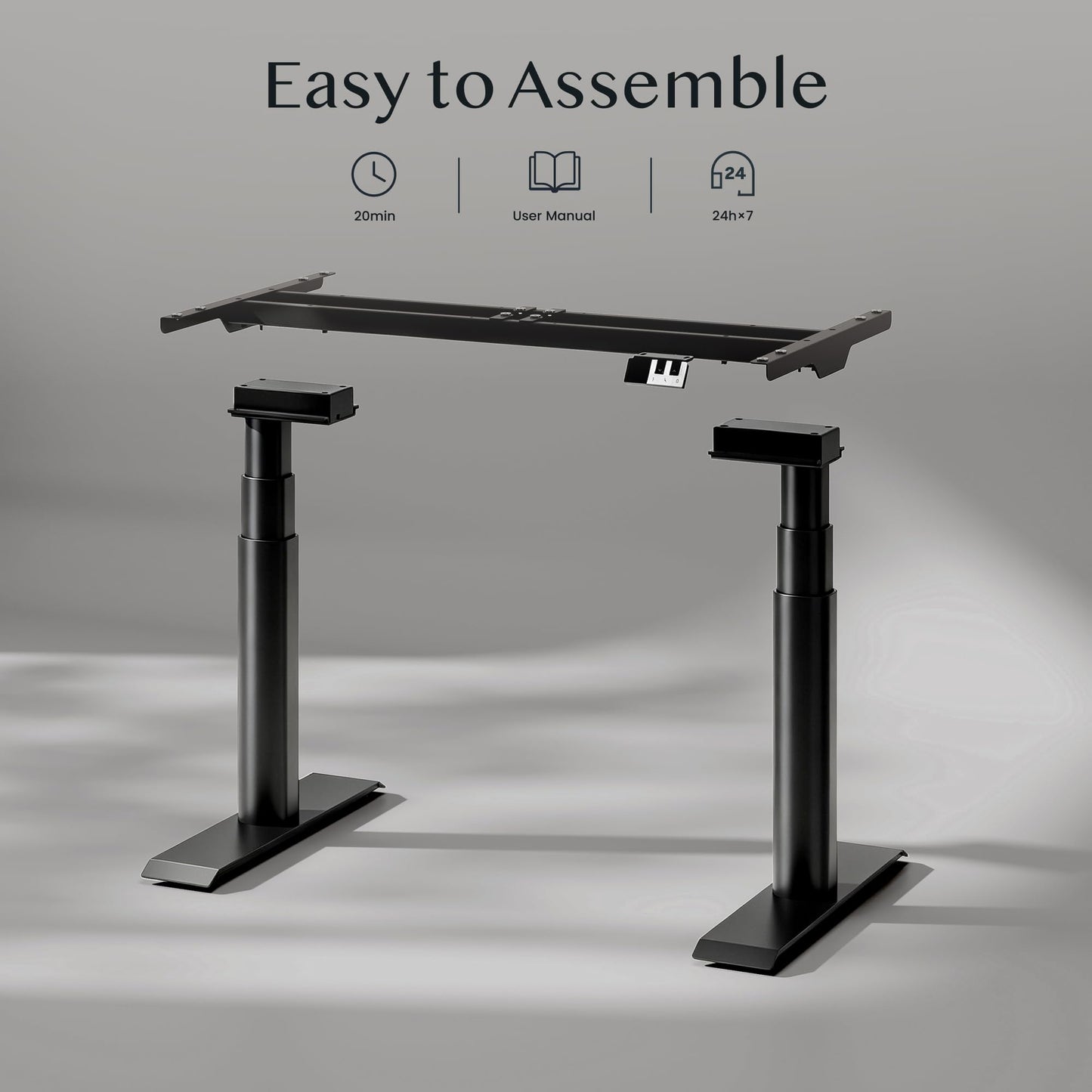 FLEXISPOT CylineX Pro Tischgestell Elektrisch, Dual Motor, 200 kg