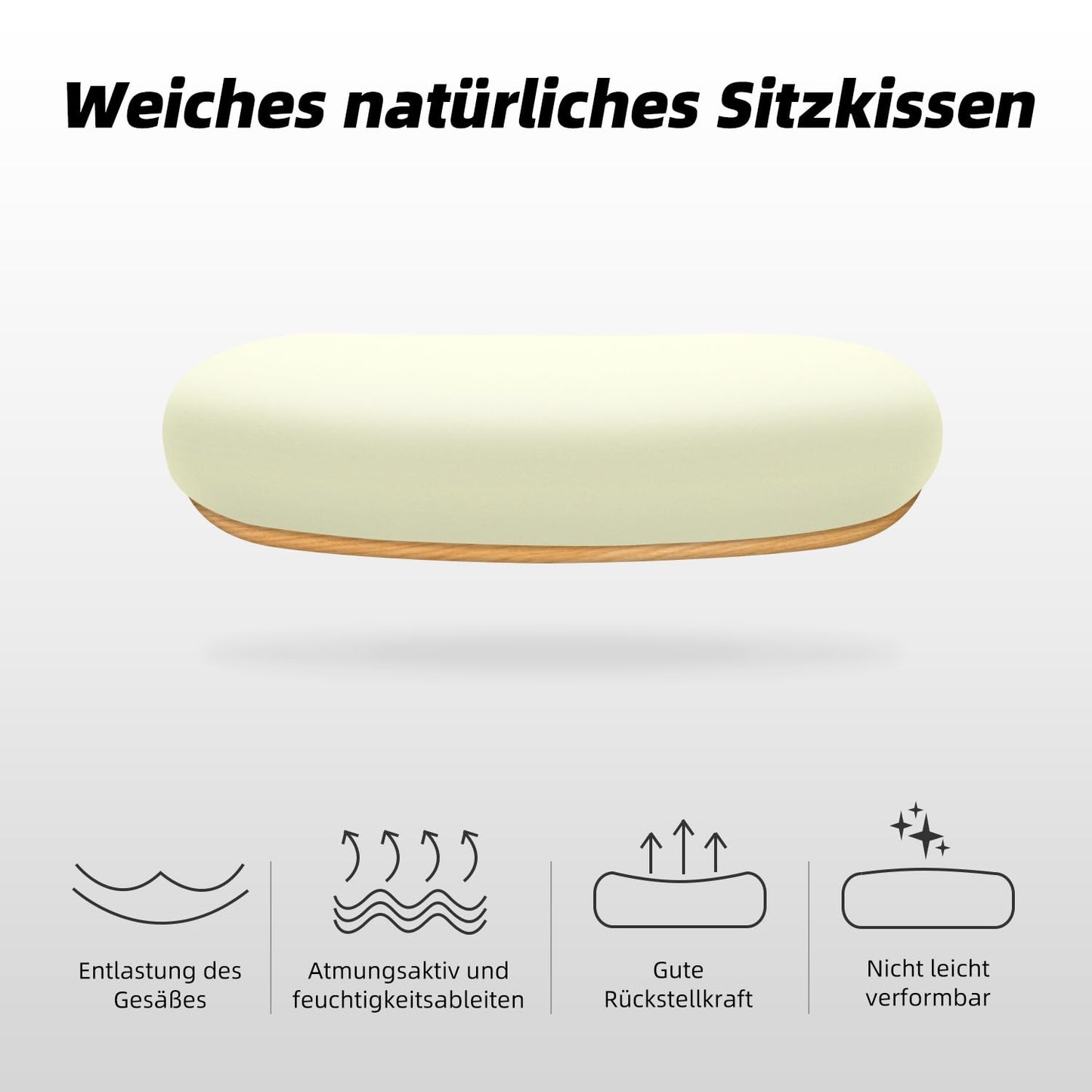 Daccormax Bürostuhl Mesh 150kg – Kopfstütze, Wippfunktion 135°