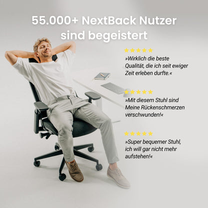 Ergotopia NextBack Pro Ergonomischer Bürostuhl bis 150 kg