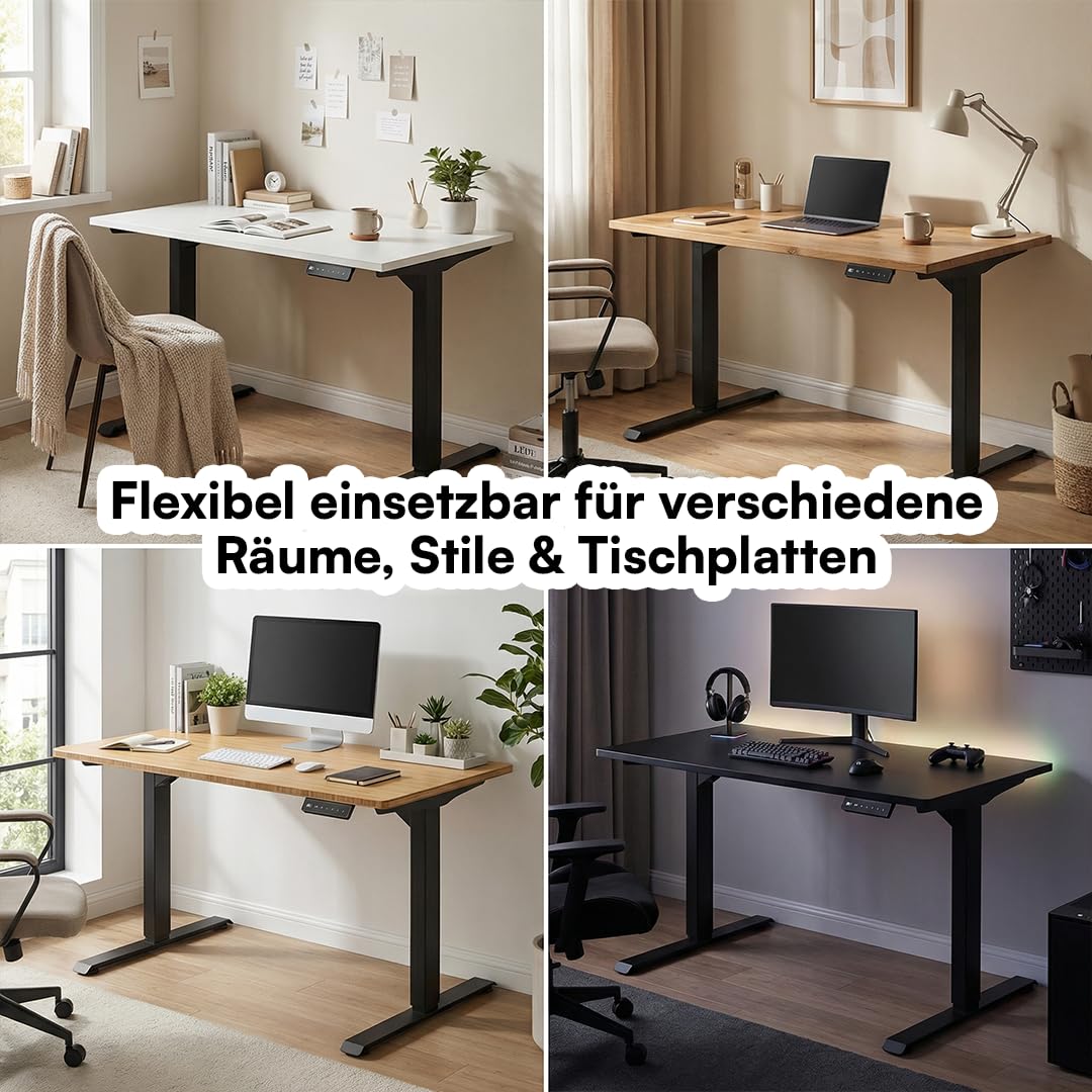 STEELSØN Altara Schreibtisch Gestell elektrisch höhenverstellbar