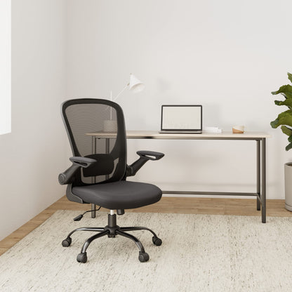 SONGMICS Ergonomischer Bürostuhl mit Mesh & Kopfstütze