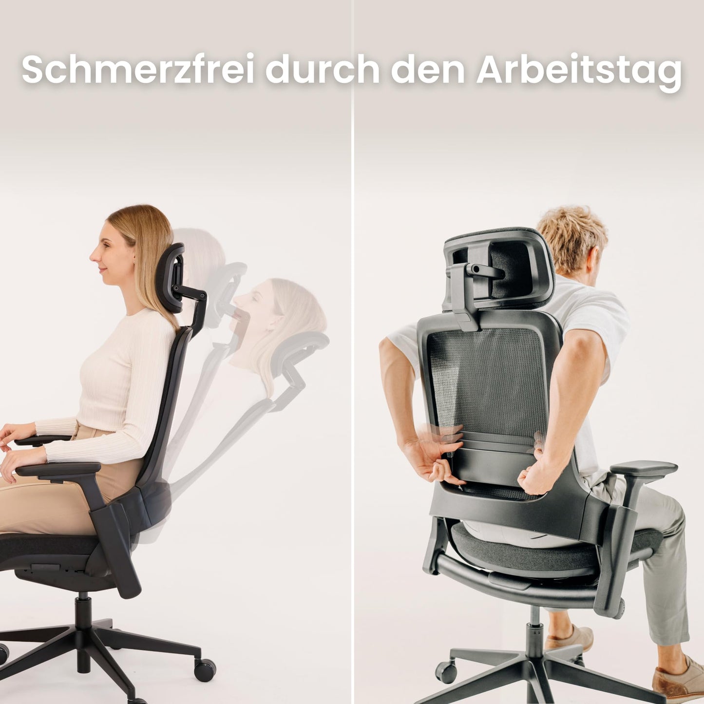 Ergotopia NextBack Pro Ergonomischer Bürostuhl bis 150 kg