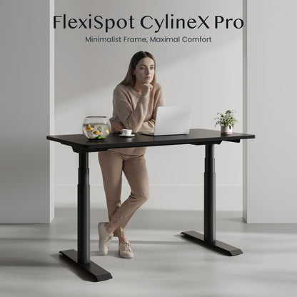 FLEXISPOT CylineX Pro Tischgestell Elektrisch, Dual Motor, 200 kg