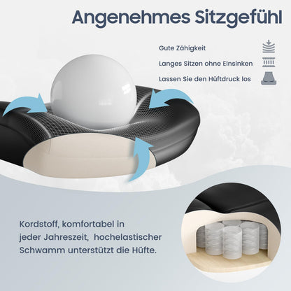 Asukale Chefsessel XXL 200kg – Kunstleder, ergonomisch