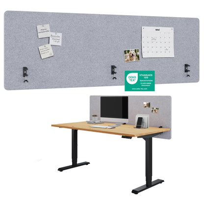 Ergotopia Focus Pure Akustik-Trennwand Schreibtisch 180x60cm