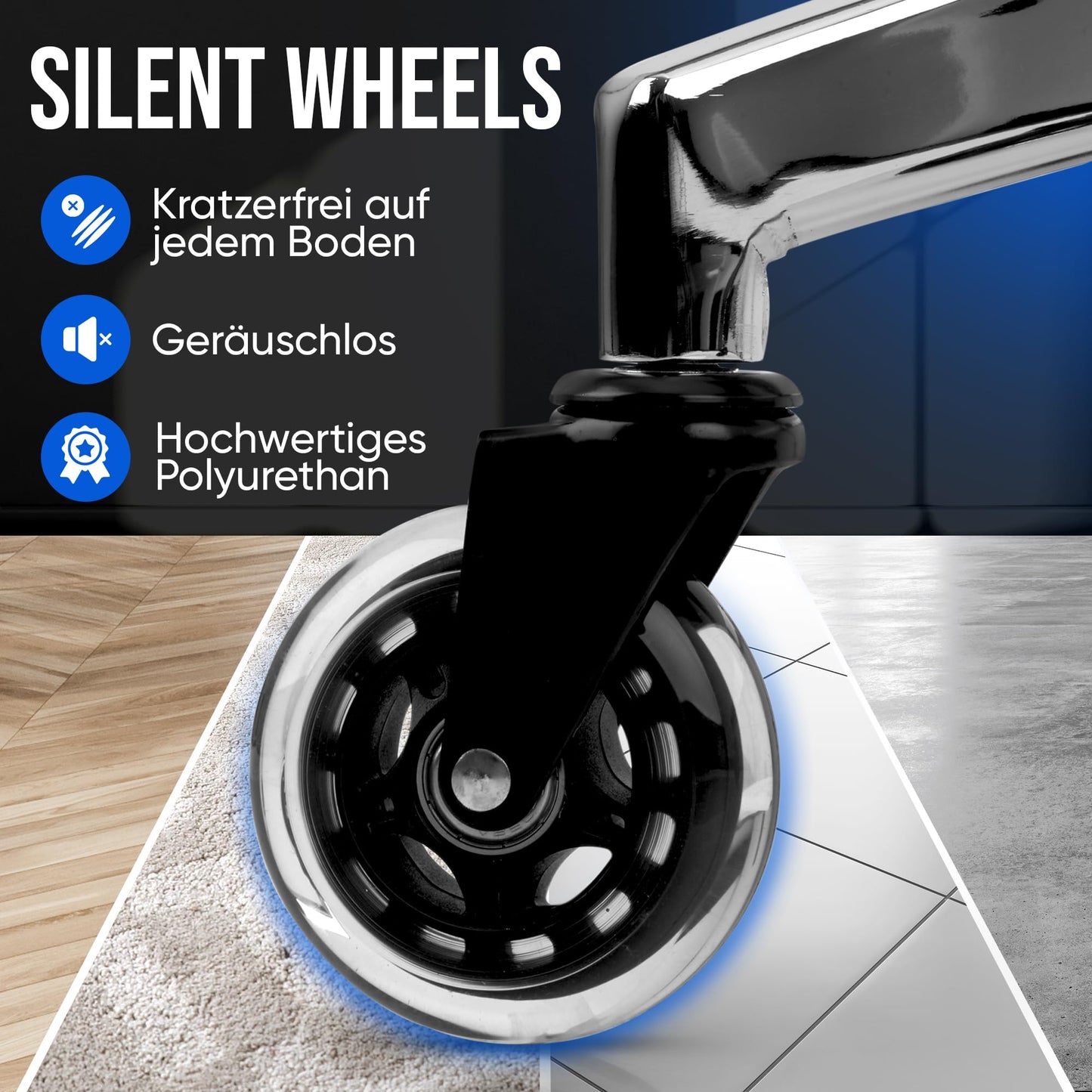 ELITESEATS Ergonomischer Bürostuhl – Atmungsaktiv, 150 kg
