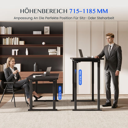 FLEXISPOT 4-Bein Tischgestell Elektrisch, Dual Motor, 71,5–118,5 cm